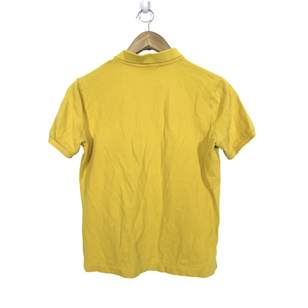 Lauren Ralph Lauren Polo Shirt Boys XS Crest Logo Yellow Preppy Luxury Sporty